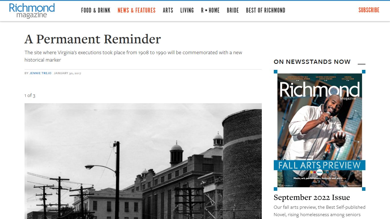 A Permanent Reminder - richmondmagazine.com